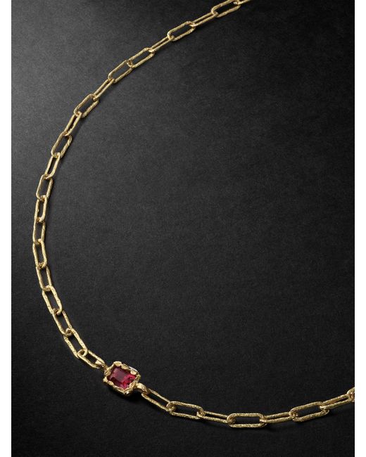 Healers Fine Jewelry Recycled Tourmaline Chain Necklace