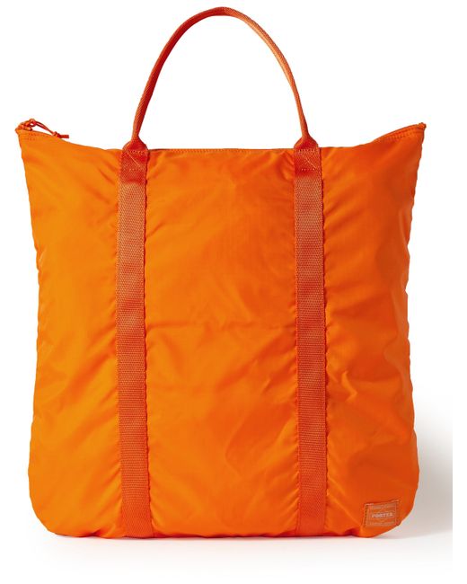 Porter-Yoshida and Co Flex 2Way Convertible Webbing-Trimmed Nylon-Ripstop Tote Bag