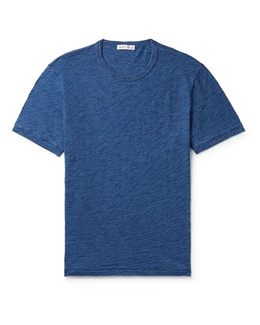 Alex Mill Indigo-Dyed Slub Cotton-Jersey T-Shirt