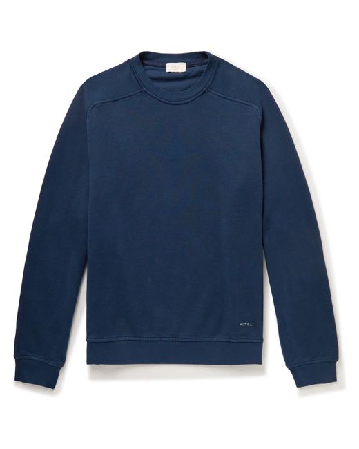 Altea Wilson Garment-Dyed Cotton-Jersey Sweatshirt