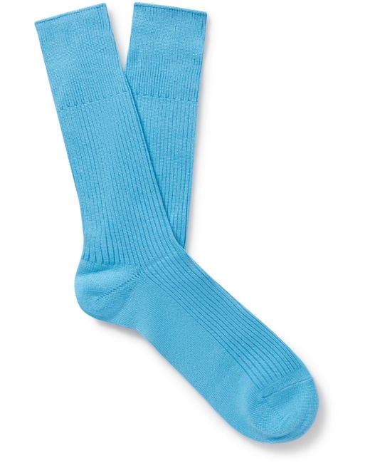 Anonymous Ism Brilliant Crew Ribbed-Knit Socks