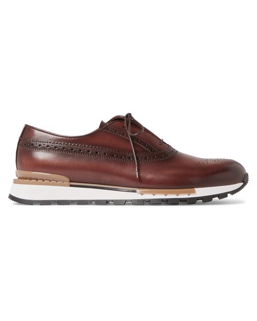 Berluti Fast Track Leather Sneakers