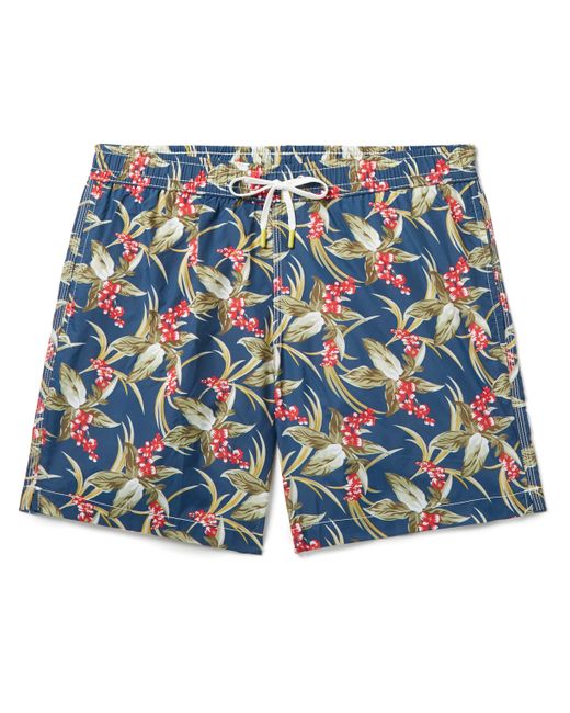 Hartford Mid-Length Floral-Print Recycled Swim Shorts