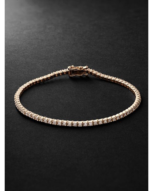 Kolours Jewelry Spectra Gold Diamond Tennis Bracelet