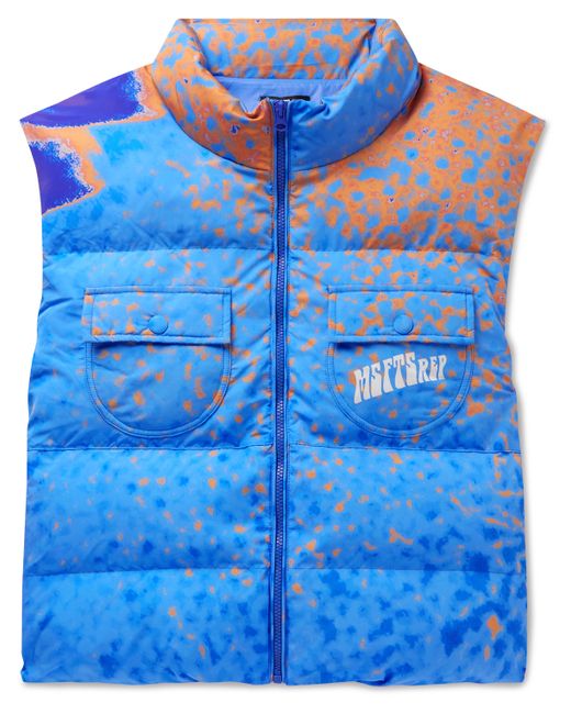 MSFTSrep Quilted Printed Padded Shell Gilet