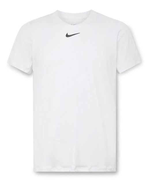 Nike Tennis Court Advantage Slim-Fit Logo-Print Recycled Dri-FIT Tennis T-Shirt
