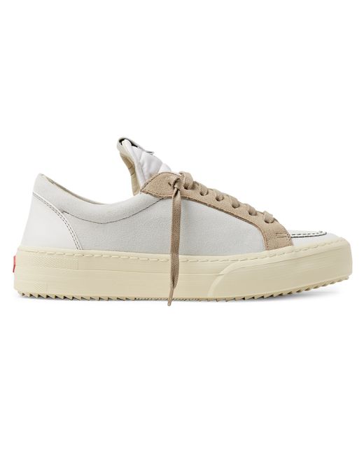 Rhude V1 Leather and Suede Sneakers
