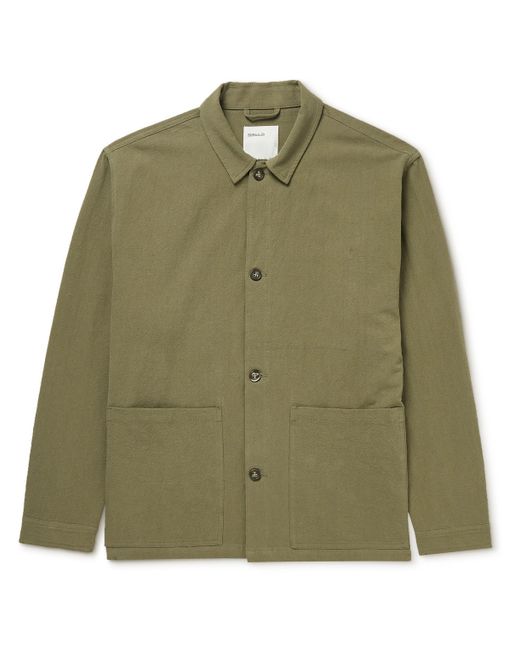 Satta Sprout Cotton and Linen-Blend Canvas Jacket
