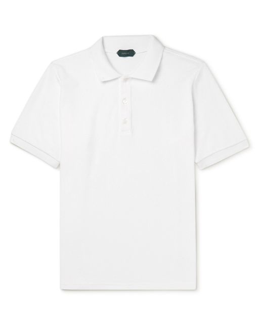 Incotex Garment-Dyed Cotton-Terry Polo Shirt