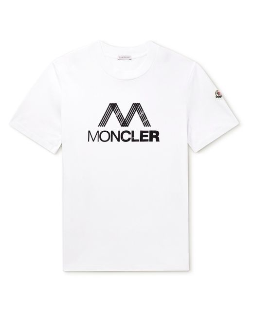 Moncler Logo-Print Cotton-Jersey T-Shirt