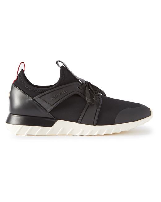Moncler Emilien Rubber and Leather-Trimmed Neoprene Sneakers