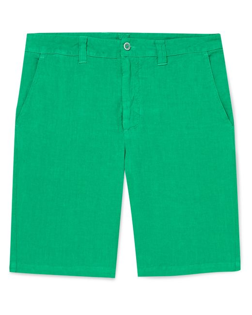 120% 120 Straight-Leg Linen Bermuda Shorts