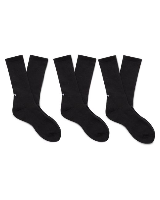Wtaps Logo-Jacquard Cotton-Blend Socks