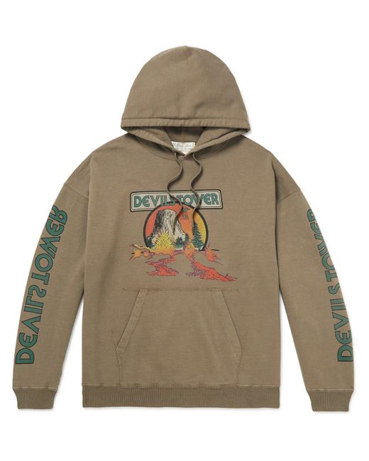 Remi Relief Printed Cotton-Blend Jersey Hoodie