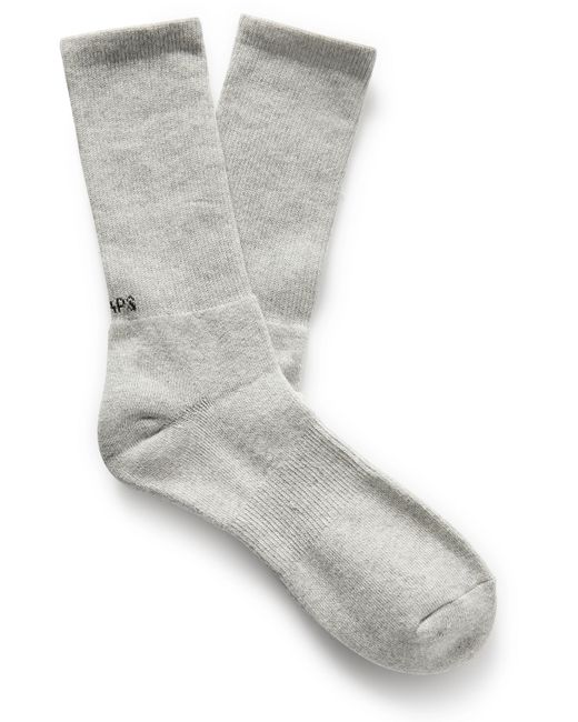 Wtaps Logo-Jacquard Cotton-Blend Socks