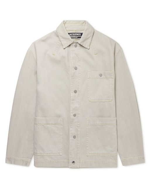 Jacquemus De-Nimes Yelo Oversized Organic Denim Jacket