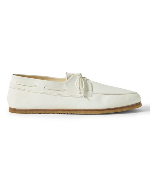 The Row Sailor Full-Grain Leather Boat Shoes