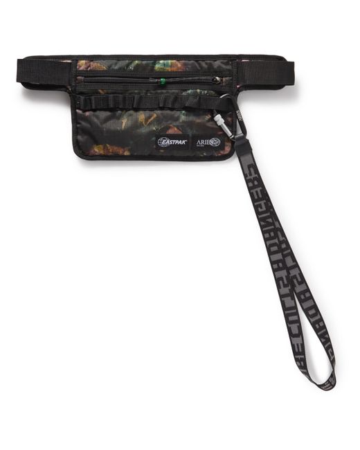 Eastpak Aries Logo-Appliquéd Tie-Dyed Ripstop Belt Bag with Lanyard