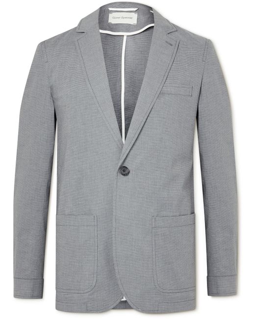 Oliver Spencer Fairway Unstructured Cotton-Blend Suit Jacket