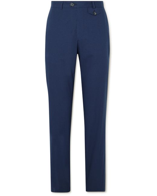 Oliver Spencer Fishtail Straight-Leg Cotton-Blend Suit Trousers