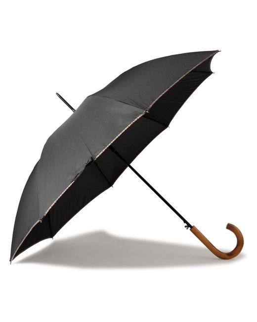 Paul Smith Contrast-Tipped Wood-Handle Umbrella