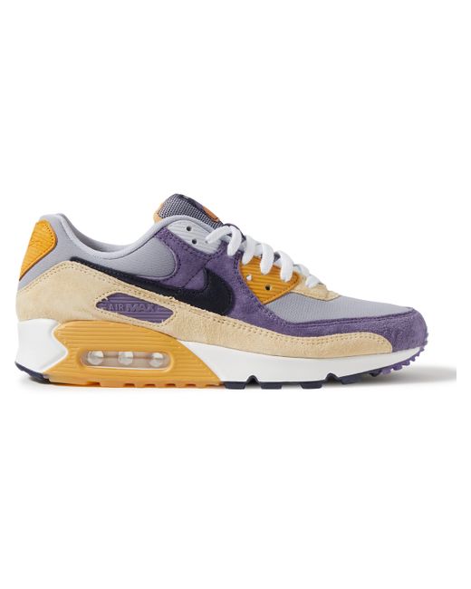 Nike Air Max 90 NRG Suede and Leather-Trimmed Mesh Sneakers