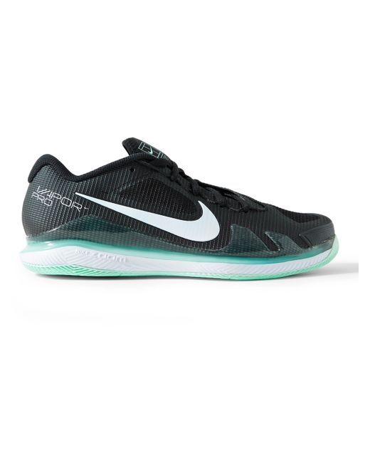 Nike Tennis NikeCourt Air Zoom Vapor Pro Rubber-Trimmed Mesh Tennis Sneakers