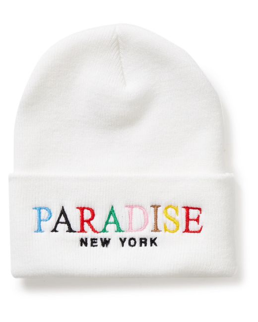Paradise Logo-Embroidered Knitted Beanie