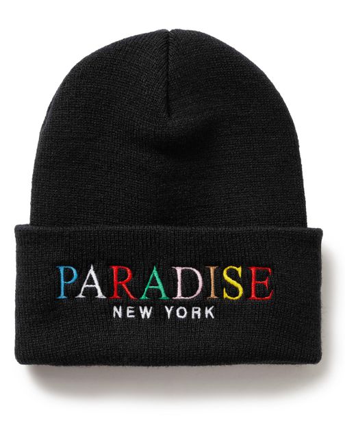 Paradise Logo-Embroidered Knitted Beanie