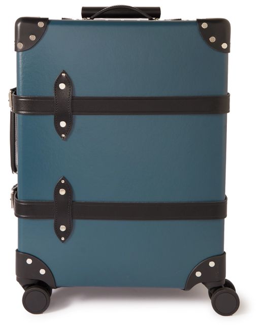 Globe-Trotter Dr. No Carry-On Leather-Trimmed Trolley Suitcase