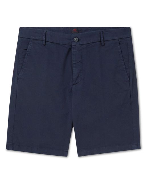 Mp Massimo Piombo Straight-Leg Cotton-Blend Gabardine Bermuda Shorts
