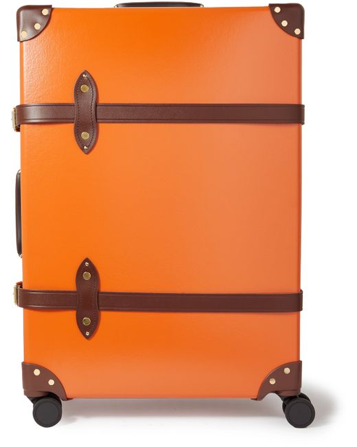 Globe-Trotter Centenary Check-In Leather-Trimmed Trolley Suitcase
