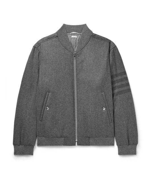 Thom Browne Wool and Cashmere-Blend Down Bomber Jacket