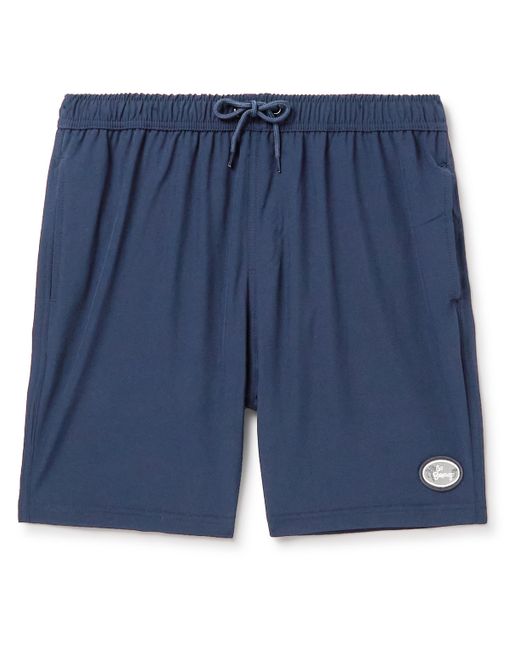 Go Barefoot Volley Straight-Leg Mid-Length Logo-Appliquéd Swim Shorts