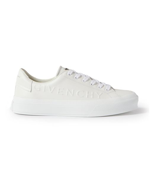Givenchy Logo-Embossed Leather Sneakers