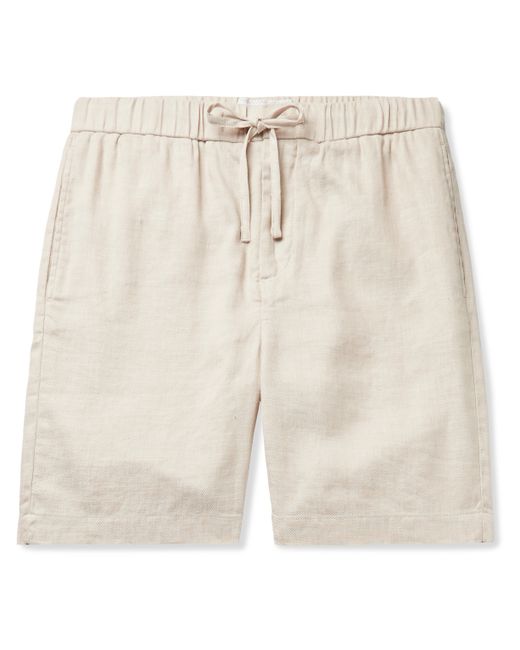 Frescobol Carioca Felipe Linen and Cotton-Blend Drawstring Shorts