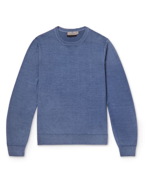 Canali Slim-Fit Wool and Silk-Blend Sweater Men