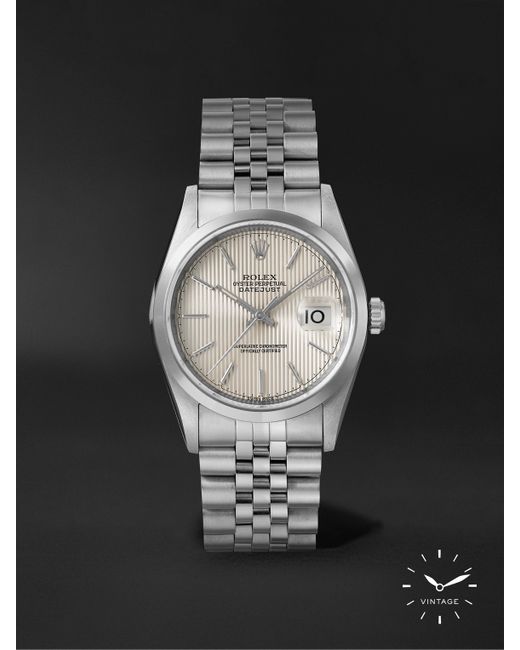 Eric Wind Vintage Vintage 1997 Rolex Datejust Automatic 36mm Steel Watch Ref. No. 16200