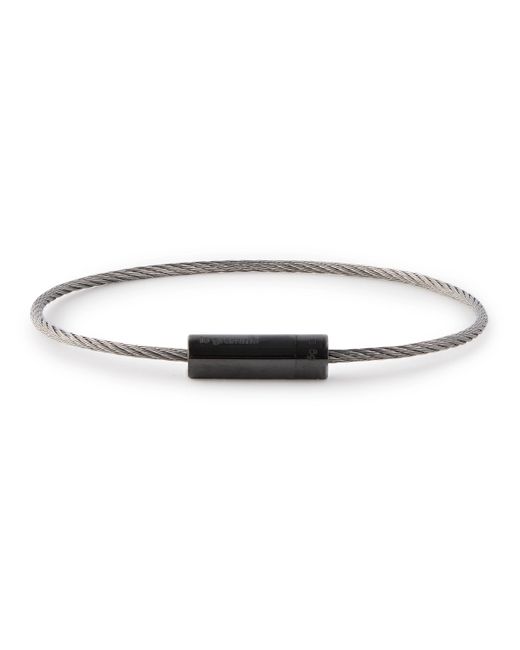 Le Gramme 5g Silver-Tone Polished-Ceramic Bracelet