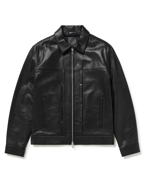 Theory Rhett Slim-Fit Leather Jacket