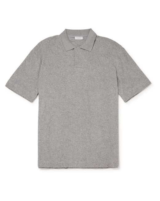 Sunspel Cotton-Terry Polo Shirt