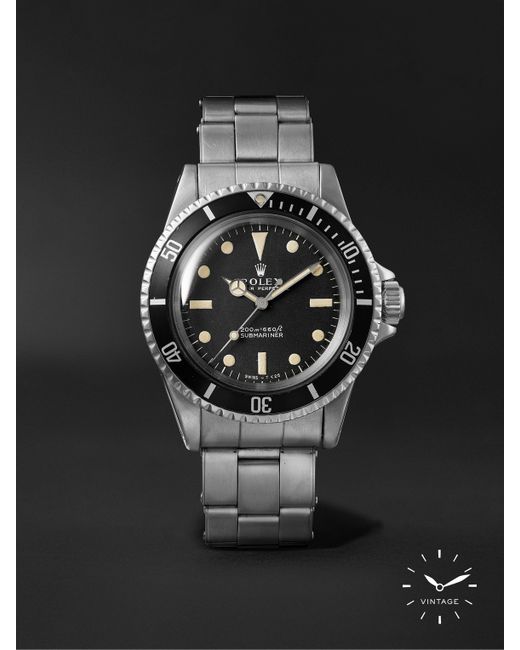 Wind Vintage Vintage 1967 Rolex Submariner Meters First Automatic 40mm Steel Watch Ref. No. 5513