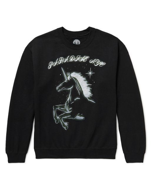 Paradise Unicorn Printed Cotton-Blend Jersey Sweatshirt