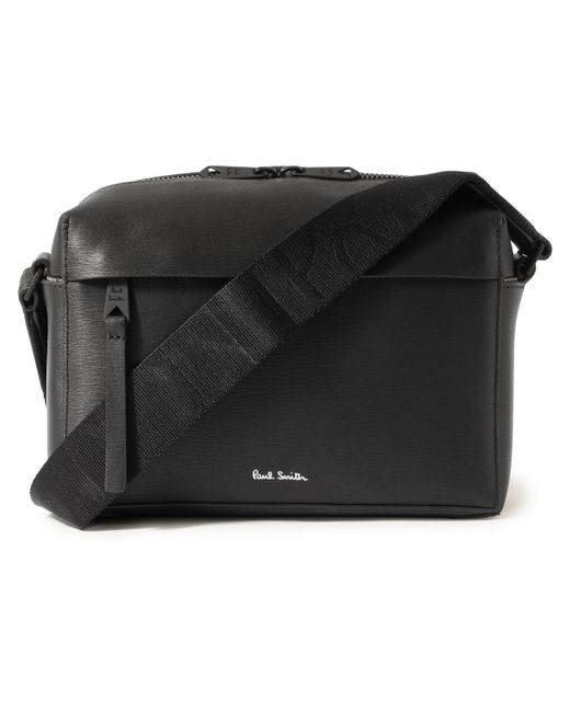 Paul Smith Embossed Textured-Leather Messenger Bag