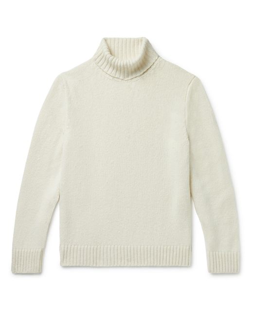 Inis Meáin Merino Wool and Cashmere-Blend Rollneck Sweater