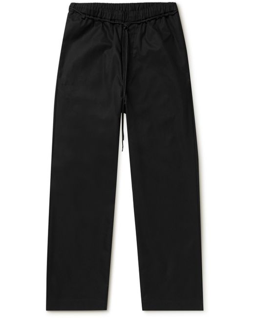 Applied Art Forms DM1-2 Wide-Leg Cotton-Twill Drawstring Trousers