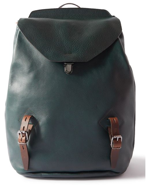 Bleu De Chauffe Zibeline Full-Grain Leather Backpack