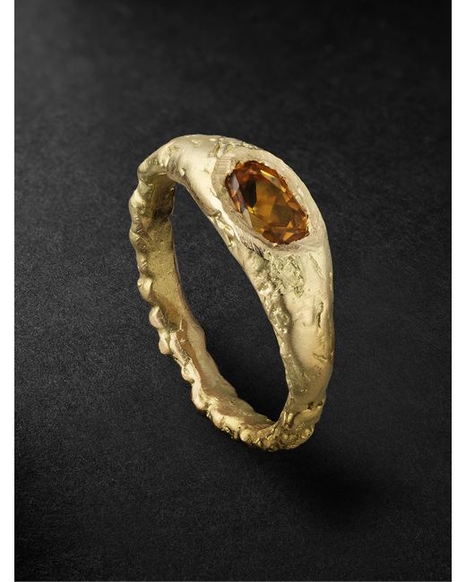 Healers Fine Jewelry Recycled Gold Citrine Ring