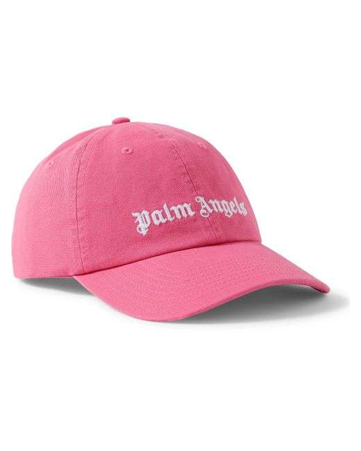 Palm Angels Logo-Embroidered Cotton-Twill Baseball Cap