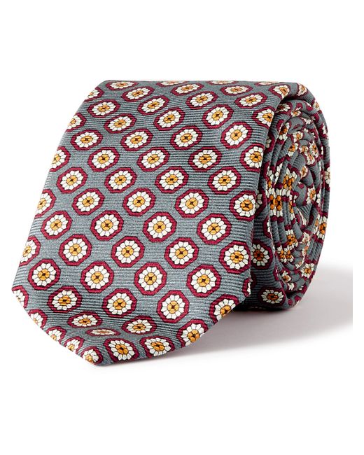 Sulka Printed Silk-Twill Tie